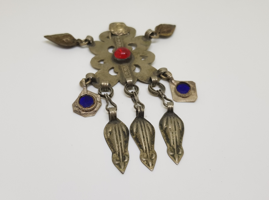 TÜRKMEN İŞİ EL YAPIMI ANTİKA FES SÜSÜ