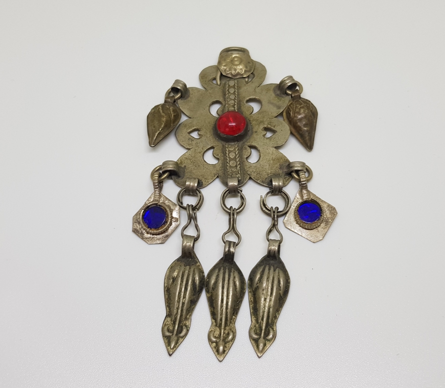 TÜRKMEN İŞİ EL YAPIMI ANTİKA FES SÜSÜ