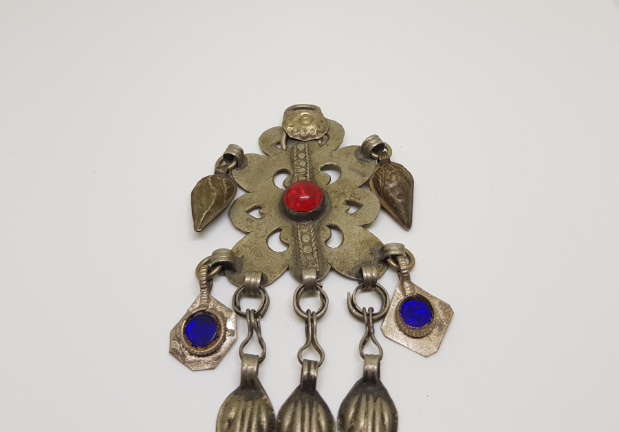 TÜRKMEN İŞİ EL YAPIMI ANTİKA FES SÜSÜ