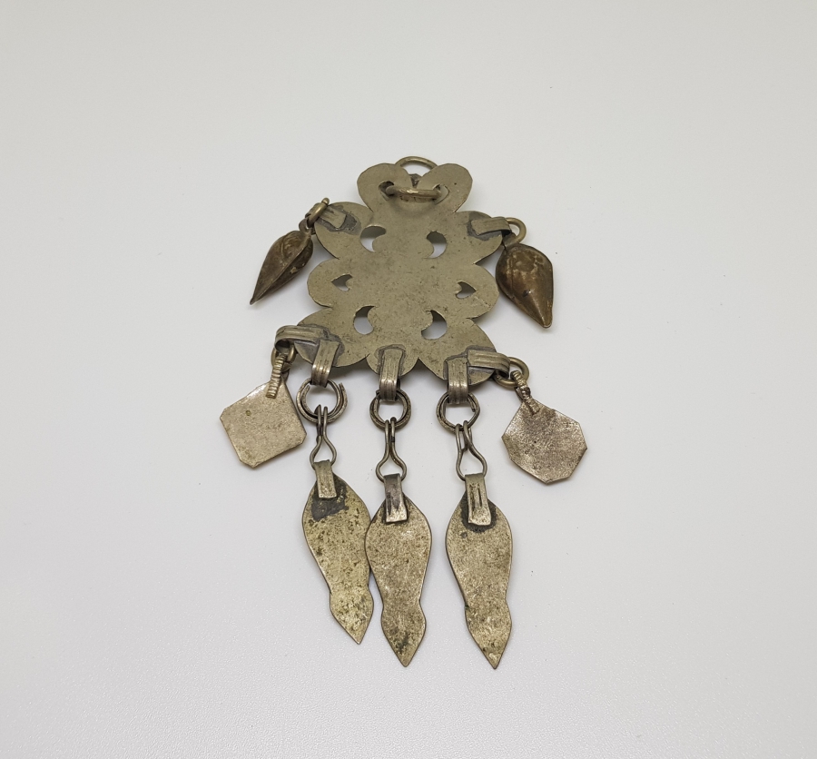 TÜRKMEN İŞİ EL YAPIMI ANTİKA FES SÜSÜ