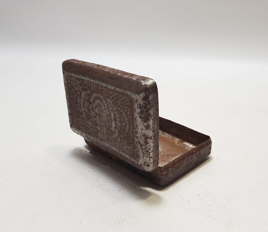 OSMANLI DÖNEMİ KALEM İŞÇİLİKLİ ASKERİ TÜTÜN TABAKASI