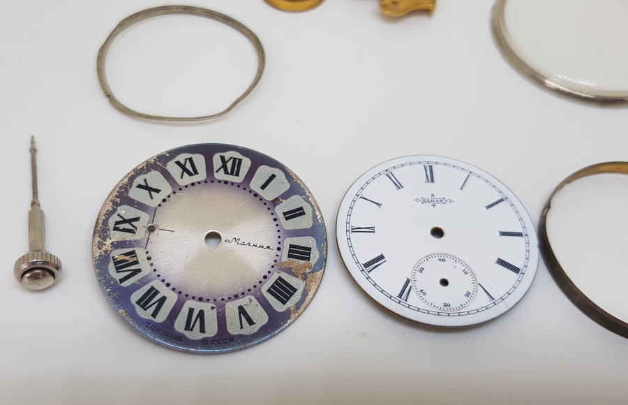 OSMANLI DÖNEMİ CEP SAATİ PARÇALARI LOTU