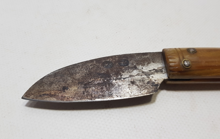 OSMANLI DÖNEMİ ÇİFT USTA DAMGALI DEV BOYDA ÇAKI