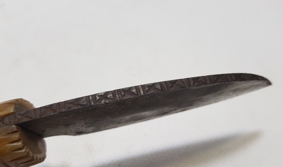 OSMANLI DÖNEMİ ÇİFT USTA DAMGALI DEV BOYDA ÇAKI