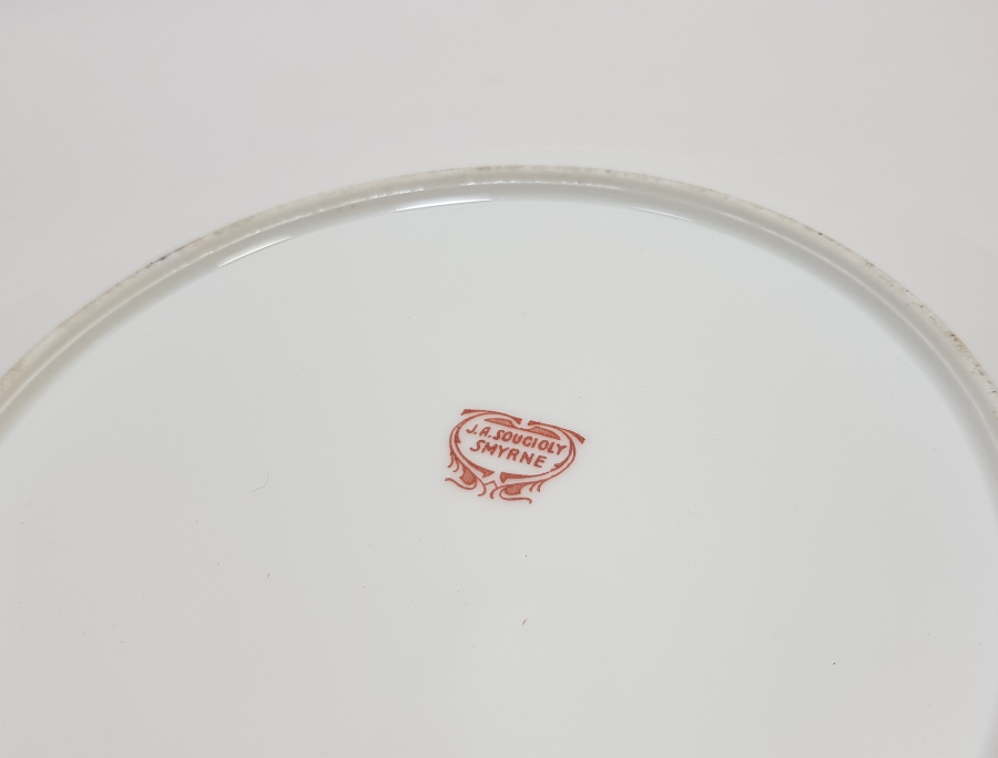 OSMANLI DÖNEMİ İZMİR İŞİ NADİR PORSELEN SUNUMLUK