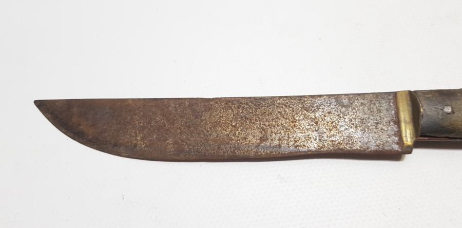 OSMANLI DÖNEMİ KARADENİZ İŞİ BOYNUZ SAPLI KOLTUK ALTI KAMASI