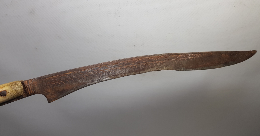 OSMANLI DÖNEMİ KEMİK SAPLI İKİ TARAFI DA HAYAT AĞAÇLI DERVİŞ YATAĞANI