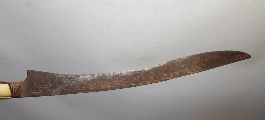 OSMANLI DÖNEMİ KEMİK SAPLI İKİ TARAFI DA HAYAT AĞAÇLI DERVİŞ YATAĞANI