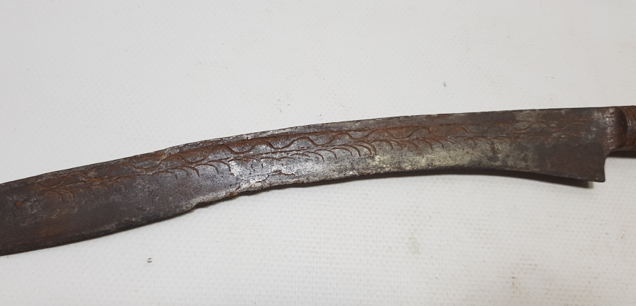 OSMANLI DÖNEMİ KEMİK SAPLI İKİ TARAFI DA HAYAT AĞAÇLI DERVİŞ YATAĞANI