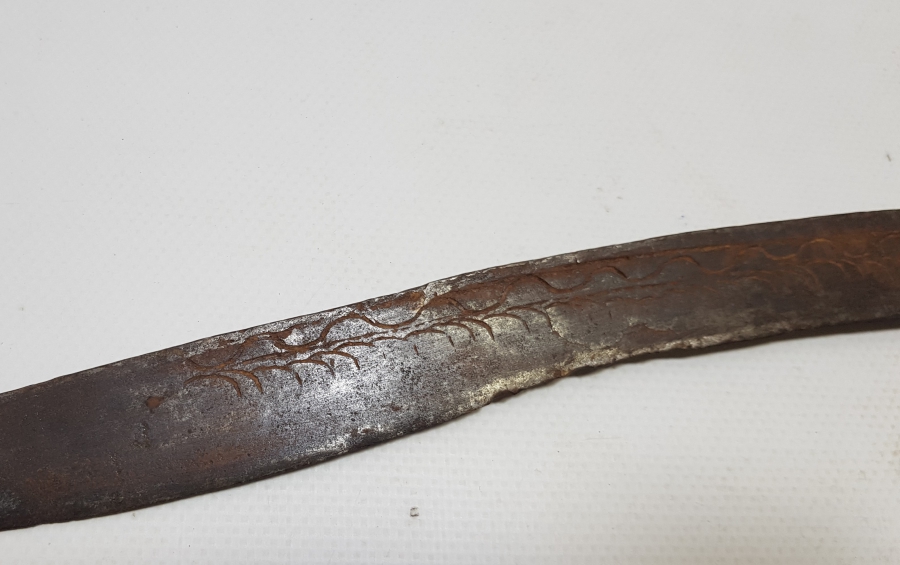 OSMANLI DÖNEMİ KEMİK SAPLI İKİ TARAFI DA HAYAT AĞAÇLI DERVİŞ YATAĞANI