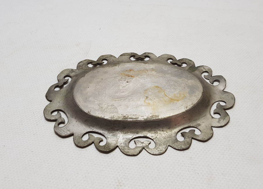 OSMANLI DÖNEMİ ÇİNTEMANİ İŞÇİLİKLİ ESER-İ İSTANBUL KAHVE TEPSİSİ