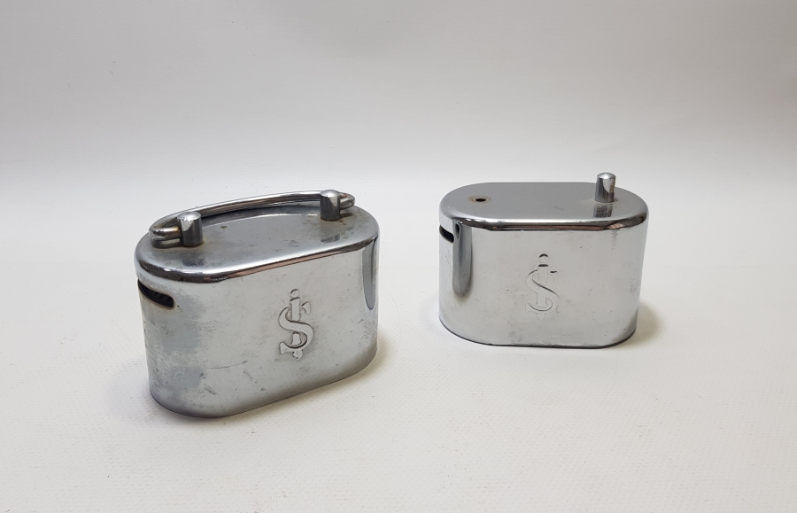 2 ADET ANTİKA İŞ BANKASI KUMBARASI