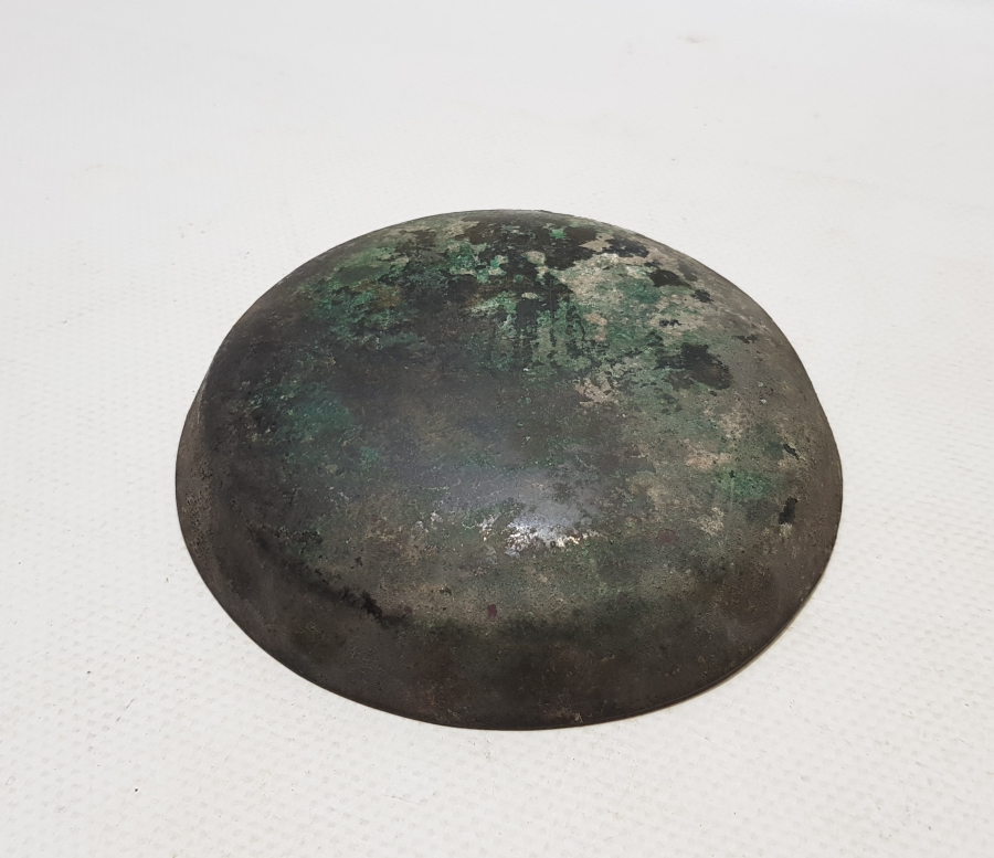 OSMANLI DÖNEMİ NADİR FORMDA YIĞMA KENAR BRONZ KASE