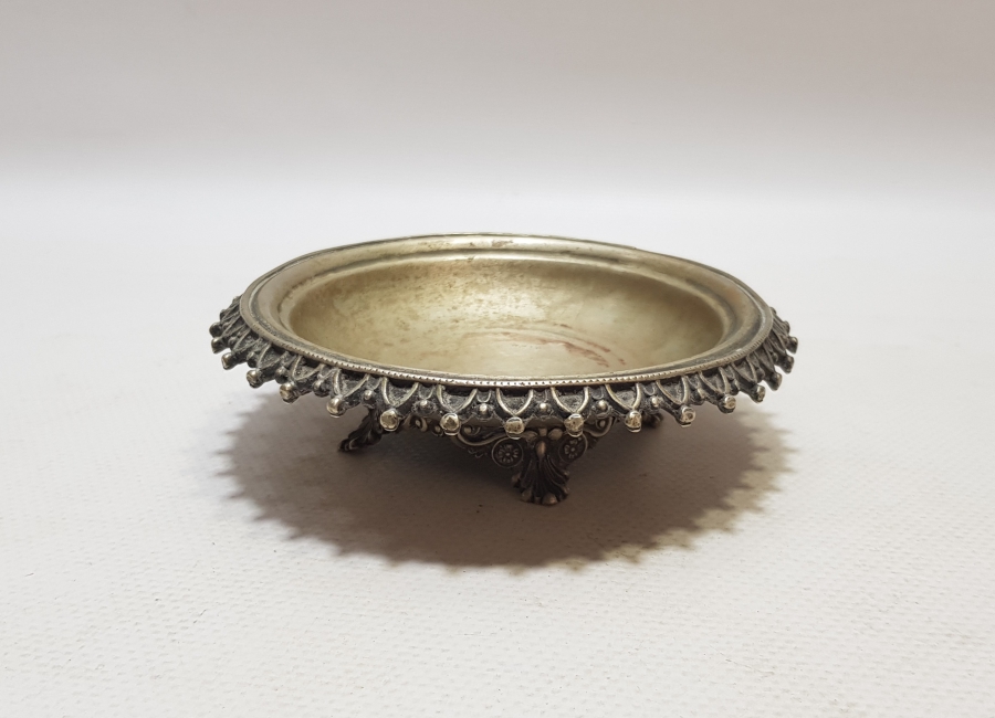 OSMANLI DÖNEMİ İZMİR İŞİ ALPAKA MACUNLUK