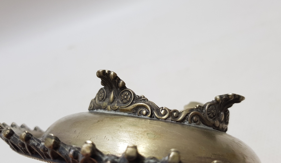 OSMANLI DÖNEMİ İZMİR İŞİ ALPAKA MACUNLUK