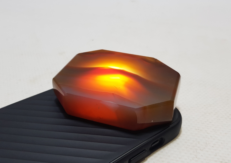 EL YAPIMI AKİK TAŞINDAN MAMUL KÜLLÜK