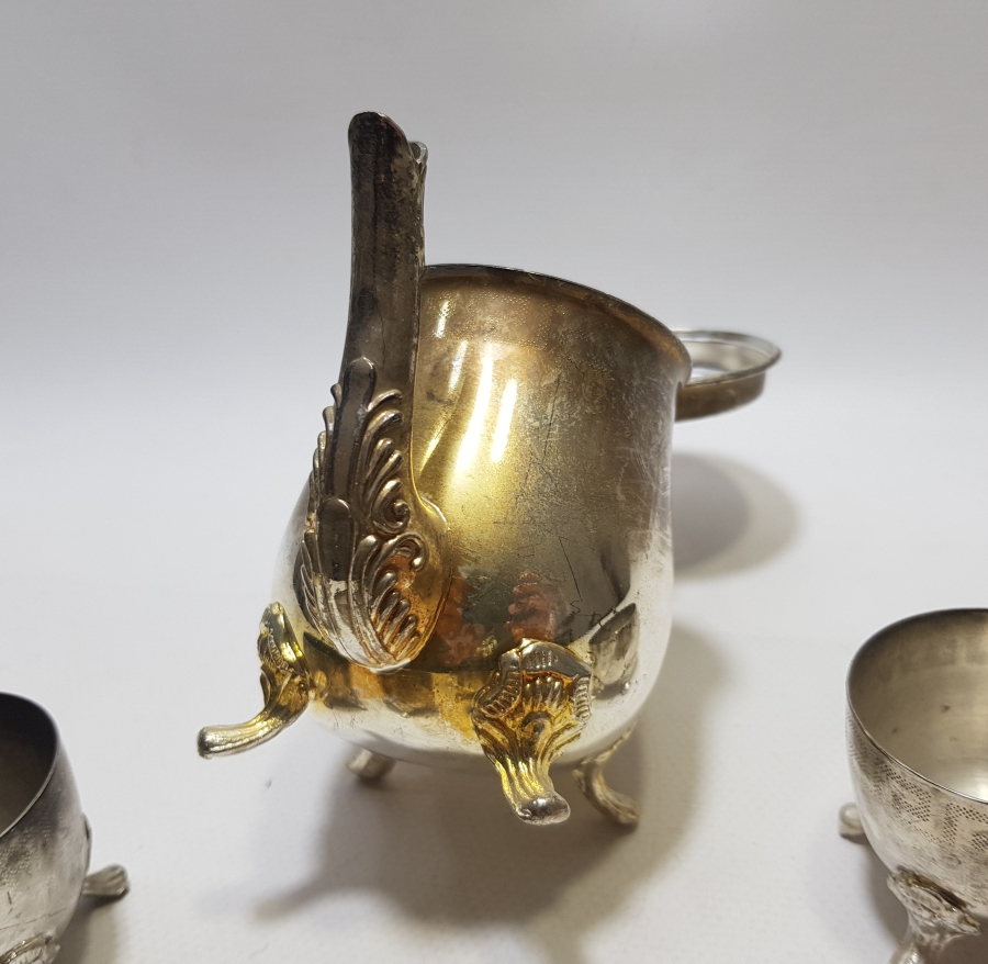 GÜMÜŞ KAPLAMA ANTİKA KAHVE TAKIMI