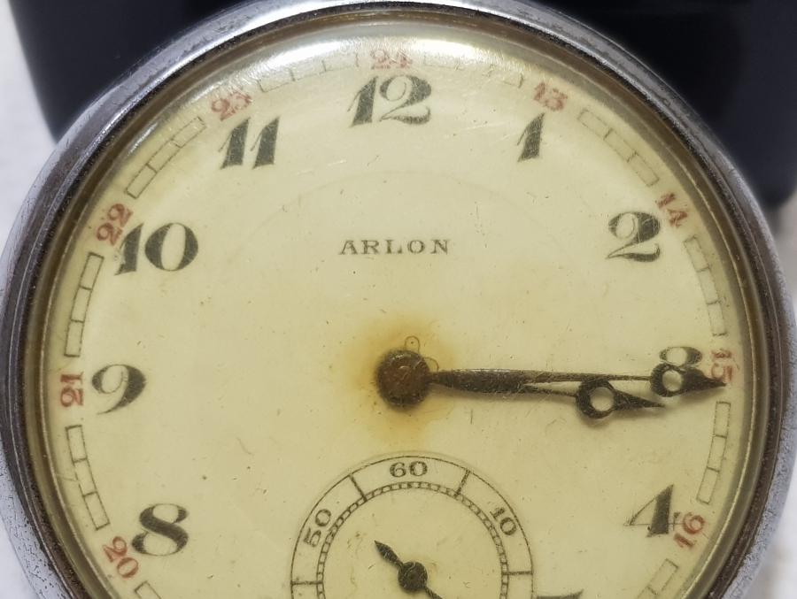 ARLON MARKA ANTİKA KURMALI CEP SAATİ