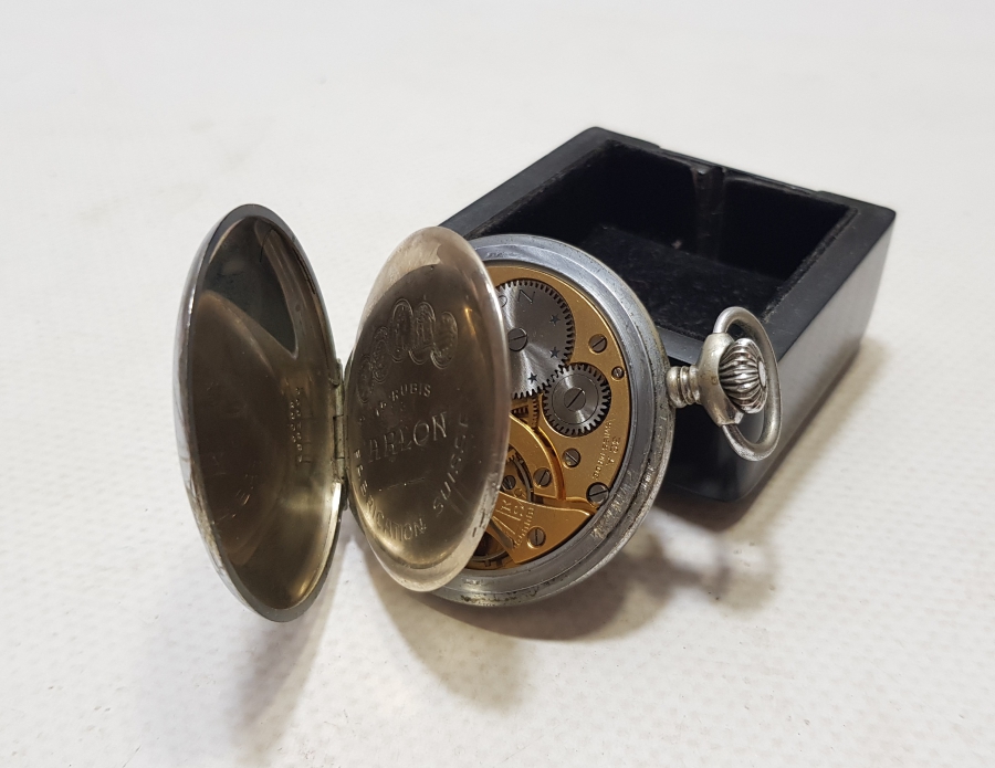 ARLON MARKA ANTİKA KURMALI CEP SAATİ