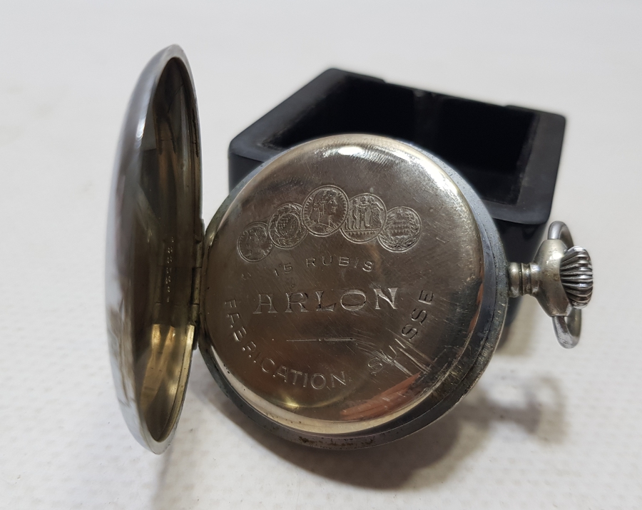 ARLON MARKA ANTİKA KURMALI CEP SAATİ