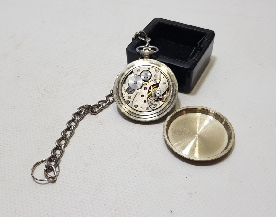 SERKİSOF MARKA ANTİKA KURMALI DENİZCİ CEP SAATİ