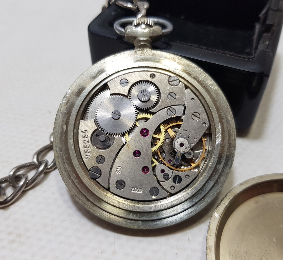 SERKİSOF MARKA ANTİKA KURMALI DENİZCİ CEP SAATİ