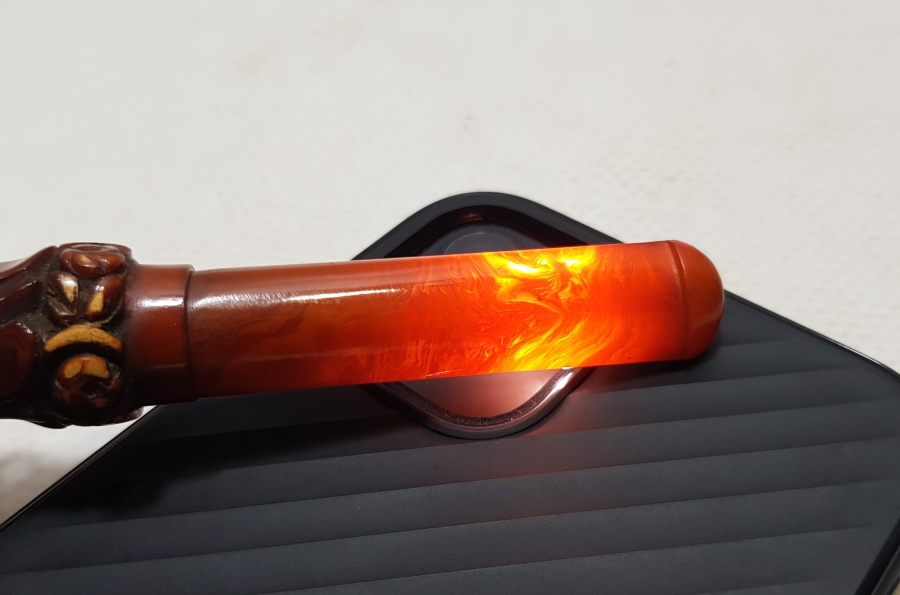 SIKMA KEHRİBAR EMZİKLİ OSMANLI DÖNEMİ NADİR SİGARA AĞIZLIĞI