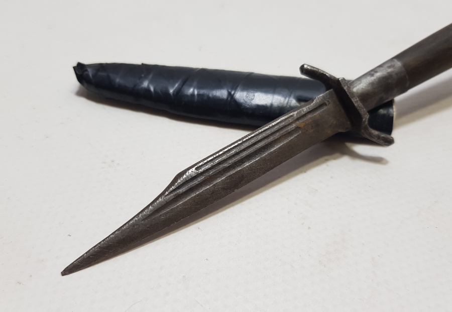 OSMANLI DÖNEMİ BOYNUZ SAPLI BURSA İŞİ GİZLİ KUŞAK İÇİ BİTİRİM KAMASI