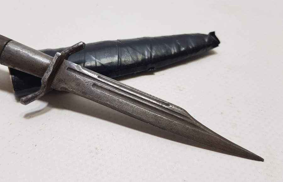 OSMANLI DÖNEMİ BOYNUZ SAPLI BURSA İŞİ GİZLİ KUŞAK İÇİ BİTİRİM KAMASI