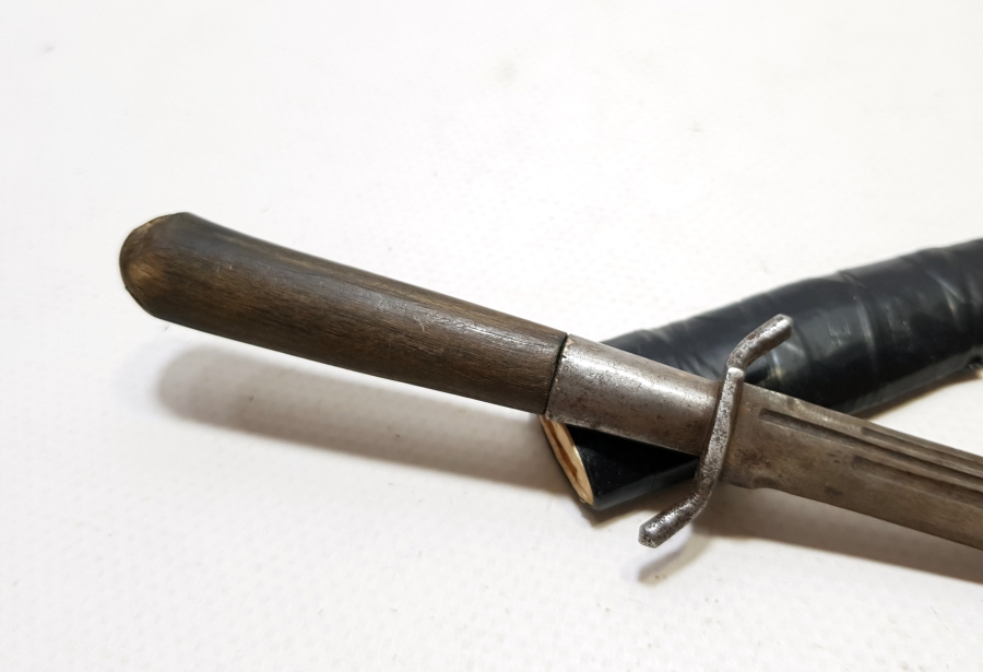 OSMANLI DÖNEMİ BOYNUZ SAPLI BURSA İŞİ GİZLİ KUŞAK İÇİ BİTİRİM KAMASI