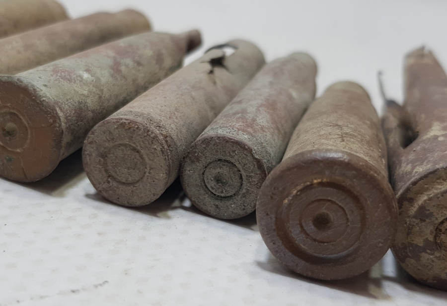 1. DÜNYA SAVAŞI DÖNEMİ ÇEŞİTLİ MİLLETLERE AİT MAVZER MERMİSİ LOTU