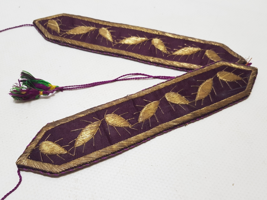 OSMANLI DÖNEMİ ÇOK NADİR BURSA İŞİ KOZALI GELİN KEMERİ