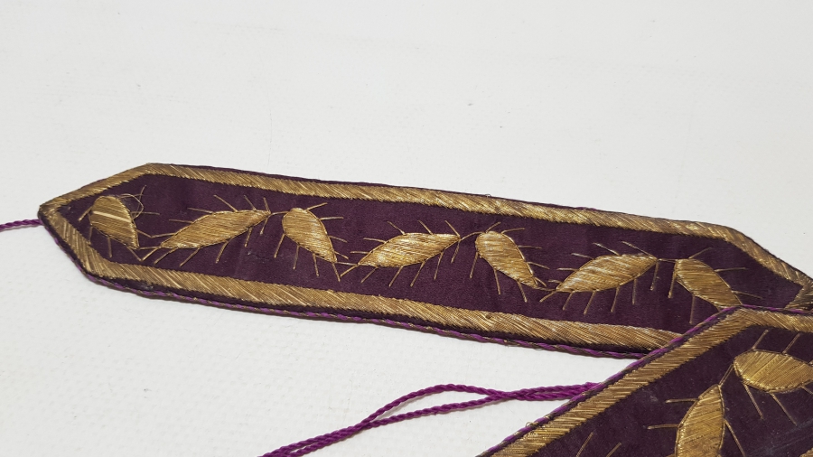 OSMANLI DÖNEMİ ÇOK NADİR BURSA İŞİ KOZALI GELİN KEMERİ