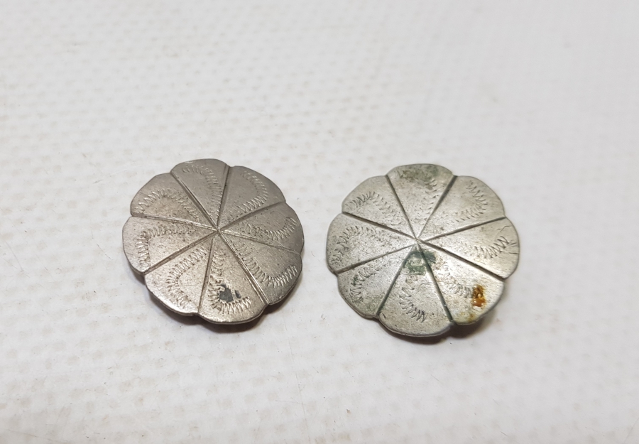 ÜZERİ KALEM İŞÇİLİKLİ OSMANLI DÖNEMİ ERMENİ USTA VAN ÇİFT DÜĞME