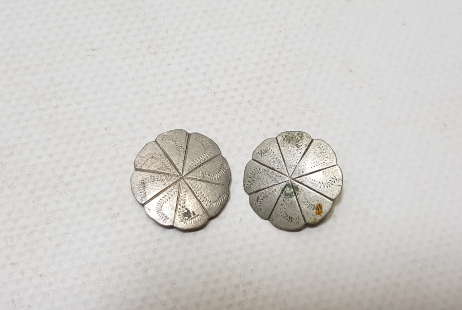 ÜZERİ KALEM İŞÇİLİKLİ OSMANLI DÖNEMİ ERMENİ USTA VAN ÇİFT DÜĞME