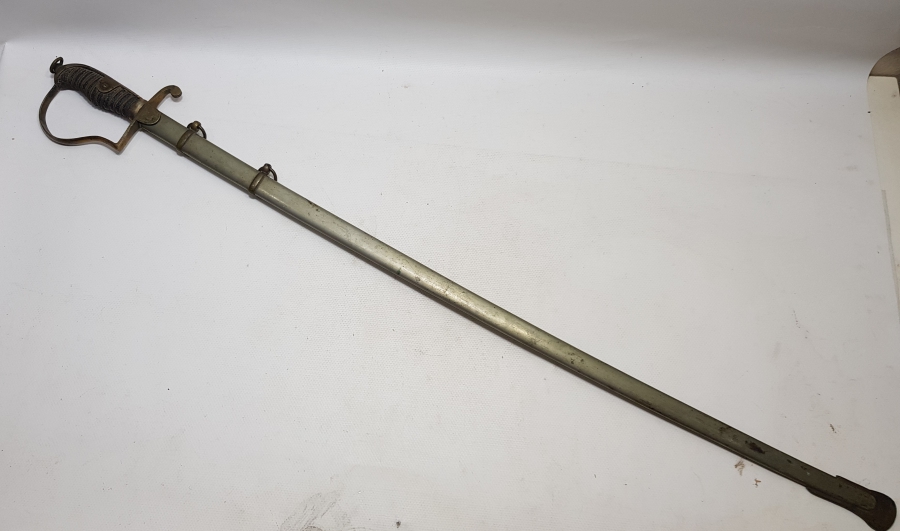 OSMANLI DÖNEMİ İGUANA SAPLI ÇOK NADİR SUBAY KILICI