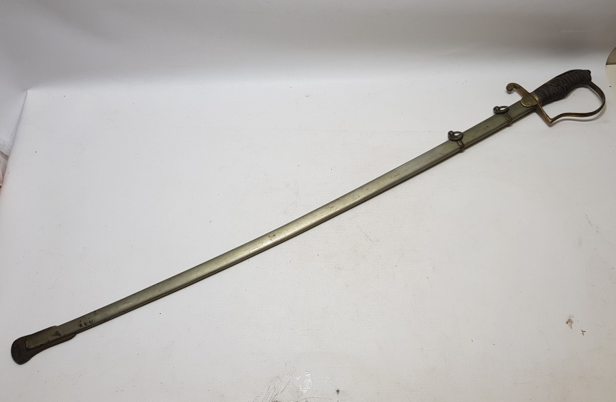 OSMANLI DÖNEMİ İGUANA SAPLI ÇOK NADİR SUBAY KILICI