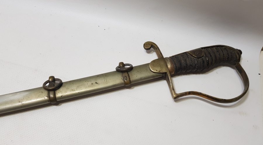 OSMANLI DÖNEMİ İGUANA SAPLI ÇOK NADİR SUBAY KILICI