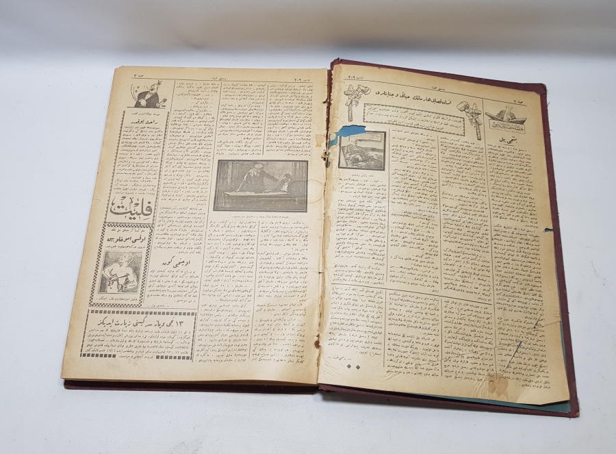 OSMANLICA RESİMLİ GAZETELERİN BİR ARADA OLDUĞU ANSİKLOPEDİ