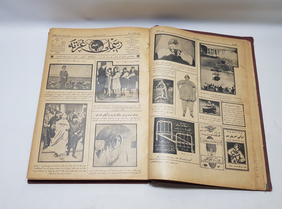 OSMANLICA RESİMLİ GAZETELERİN BİR ARADA OLDUĞU ANSİKLOPEDİ