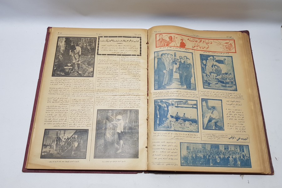 OSMANLICA RESİMLİ GAZETELERİN BİR ARADA OLDUĞU ANSİKLOPEDİ