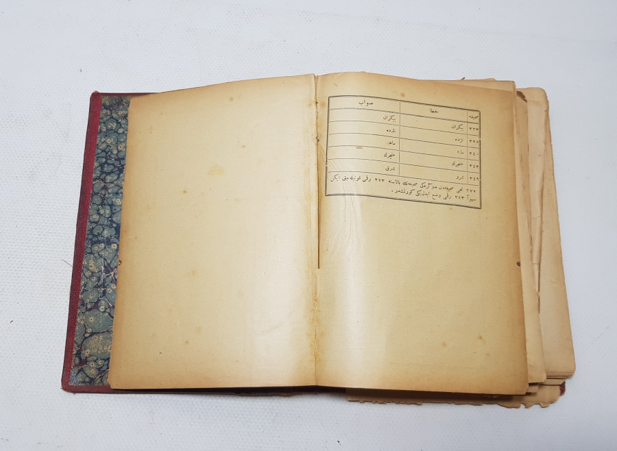 OSMANLI DÖNEMİ NADİR SARAY CİLTLİ KANUSU OSMANİ