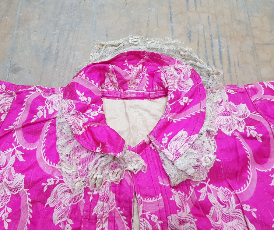 OSMANLI DÖNEMİ İPEK ELMASİYE GELİN CEKETİ