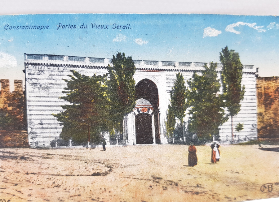 İSTANBUL ÜNİVERSİTESİ GİRİŞİ GÖRSELLİ OSMANLI DÖNEMİ KARTPOSTAL