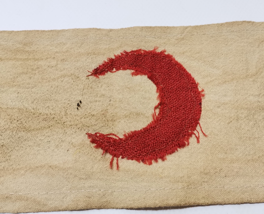 1. DÜNYA SAVAŞI ÜZERİ OSMANLICA YAZILI HİLALİ AHMER KOLLUK