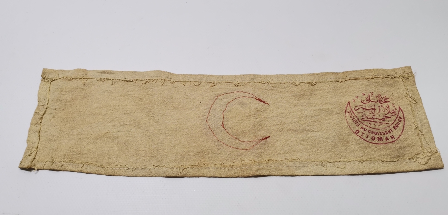 1. DÜNYA SAVAŞI ÜZERİ OSMANLICA YAZILI HİLALİ AHMER KOLLUK