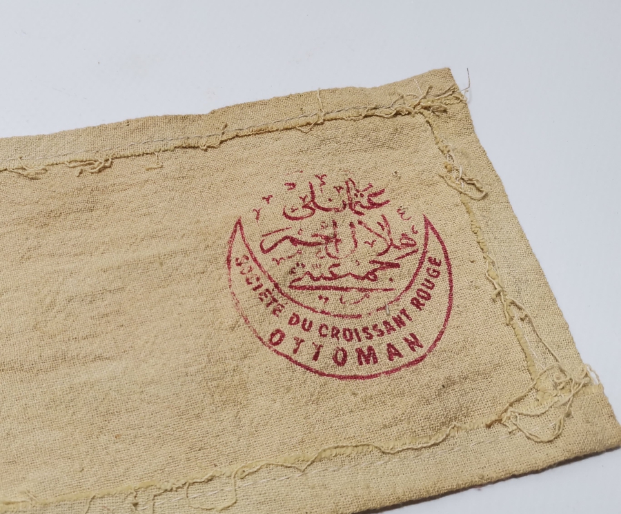 1. DÜNYA SAVAŞI ÜZERİ OSMANLICA YAZILI HİLALİ AHMER KOLLUK