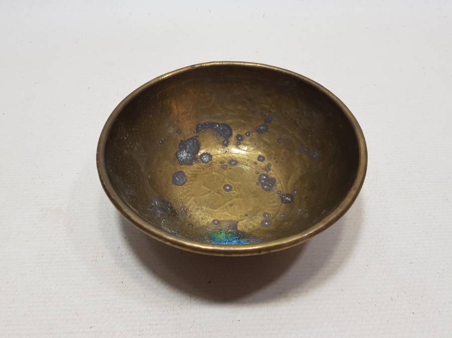 1918 TARİHLİ OSMANLI DÖNEMİ NADİR EL YAPIMI ŞİFA TASI