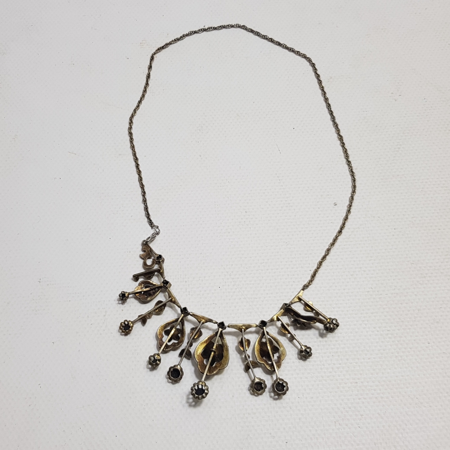 OSMANLI DÖNEMİ GÜL MODEL ELMAS GERDANLIK