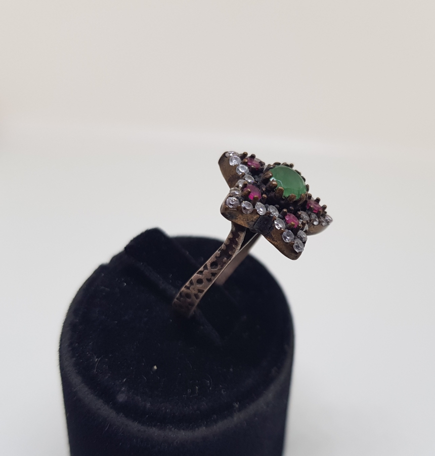 YILDIZ FORMLU HÜRREM GÜMÜŞ YÜZÜK